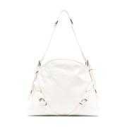 Givenchy Vit Läder Medium Axelväska White, Dam