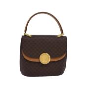 Celine Vintage Pre-owned Laeder handvskor Brown, Dam