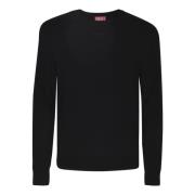 Diesel Stiliga Sweaters Kollektion Black, Herr