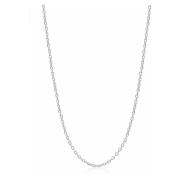 Nialaya Men's Stainless Steel Cable Chain Gray, Herr