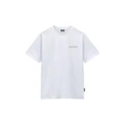 Napapijri Herr Albula Kortärmad T-shirt White, Herr