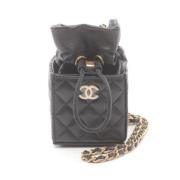 Chanel Vintage Pre-owned Laeder chanel-vskor Gray, Dam