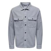 Only & Sons Skjorta Gray, Herr