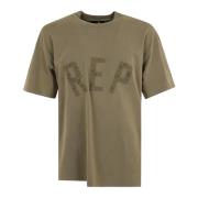 Represent Fawn T-shirt Med Distressed Look För Avslappnade Tillfällen ...