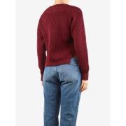 Isabel Marant Pre-owned Pre-owned Stickat toppar Red, Dam