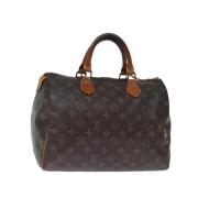 Louis Vuitton Vintage Pre-owned Canvas handvskor Brown, Dam