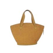 Louis Vuitton Vintage Pre-owned Laeder handvskor Yellow, Dam