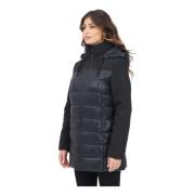 Only Svart Hybrid Quiltad Pufferjacka Black, Dam