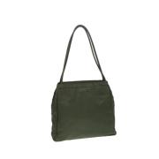 Prada Vintage Pre-owned Nylon prada-vskor Green, Dam