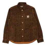 Carhartt Wip Leo Camo Skjortjacka Brown, Herr