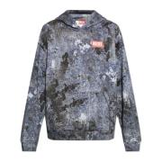 Diesel Huvtröja 'S-Boxt-Hood-R8' Gray, Herr