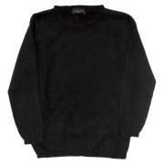 Roberto Collina Round-neck Knitwear Black, Dam