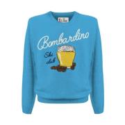 MC2 Saint Barth Ski Club Crew Neck Pullover Blue, Herr