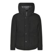 Woolrich Svarta Vinterrockar Black, Herr