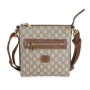 Gucci Vintage Pre-owned Canvas crossbodyvskor Beige, Dam