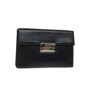 Salvatore Ferragamo Pre-owned Pre-owned Laeder kuvertvskor Black, Dam