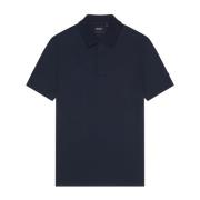 Lyle & Scott SS Polo Shirts Tonal Eagle Pima Cotton Polo Shirt Blue, H...