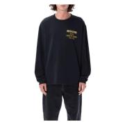 Rhude Svart Vintage T-shirt Still L/S Black, Herr