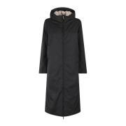 K-Way Twill Fur Jacka Black, Dam