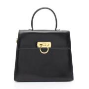 Salvatore Ferragamo Pre-owned Pre-owned Laeder handvskor Black, Dam