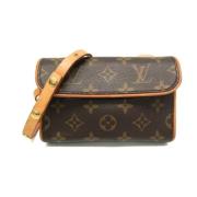 Louis Vuitton Vintage Pre-owned Tyg louis-vuitton-vskor Brown, Dam