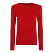 Ralph Lauren Damkläder Sweatshirts Höst Röd Noos Red, Dam