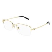 Montblanc Designer Glasögon Mb0313Oa Svart Yellow, Herr