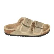 Birkenstock Beige Sandaler för Sommaroutfits Beige, Dam