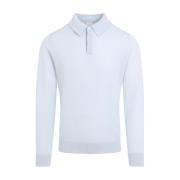 PS By Paul Smith Blå T-shirt Lyx Merinoull Blue, Herr