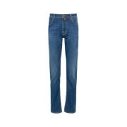 Jacob Cohën Slim Fit Bard Byxor Blue, Herr