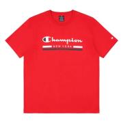 Champion Crewneck T-shirt Red, Herr