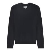 Maison Margiela Stiliga Sweaters Kollektion Black, Herr