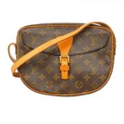 Louis Vuitton Vintage Pre-owned Tyg axelremsvskor Brown, Dam