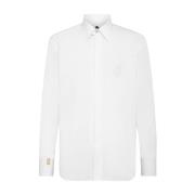 Billionaire Casual Svart Skjorta Badcmrp2158Bkn003N01 White, Herr