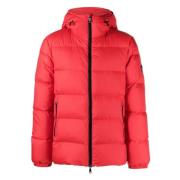 J.Lindeberg Röd Puffer Dunjacka Red, Herr