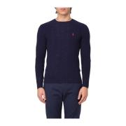 Polo Ralph Lauren Cashmere Crewneck Sweater Blue, Herr