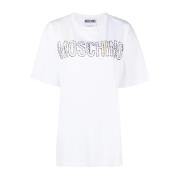 Moschino Dam Creweck T-Shirt White, Dam