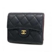 Chanel Vintage Pre-owned Laeder plnbcker Black, Dam