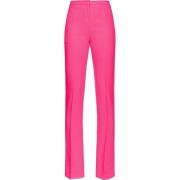 PINKO Elegant Polyester Elastan Byxor Pink, Dam