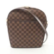 Louis Vuitton Vintage Pre-owned Tyg axelremsvskor Brown, Dam