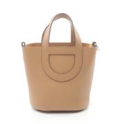 Hermès Vintage Pre-owned Laeder handvskor Beige, Dam