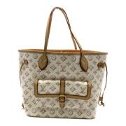 Louis Vuitton Vintage Pre-owned Canvas axelremsvskor White, Dam