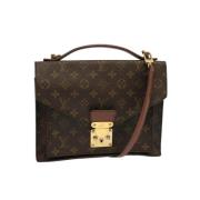 Louis Vuitton Vintage Pre-owned Canvas louis-vuitton-vskor Brown, Dam