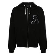 Axel Arigato Svart Bomull Casual Hoodie Tröja Black, Herr