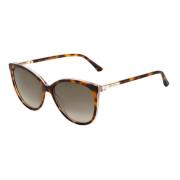 Jimmy Choo Brun Acetat Solglasögon för Kvinnor Brown, Dam