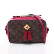 Louis Vuitton Vintage Pre-owned Tyg axelremsvskor Pink, Dam