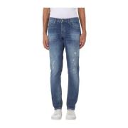 Dondup George Denim Slitna Byxor Blue, Herr