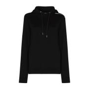 Paco Rabanne Casual Svart Bomullströja Hoodie Black, Dam