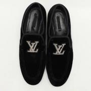 Louis Vuitton Vintage Pre-owned Sammet lgskor Black, Herr