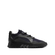 Giorgio Armani Svart Elegant Trainers Sneaker Black, Herr